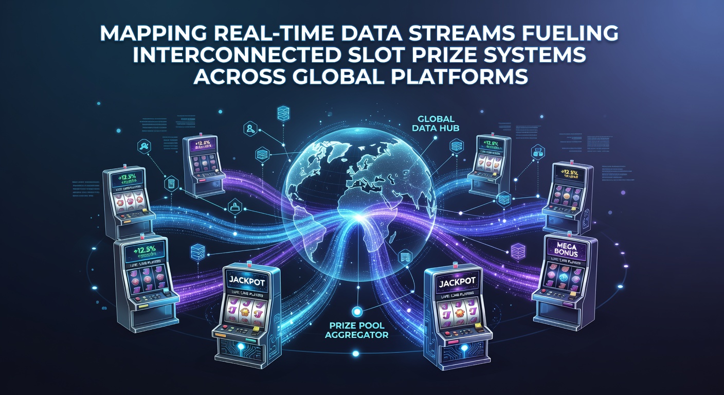 Visualisierung globaler Datenvernetzung in Slot-Preissystemen