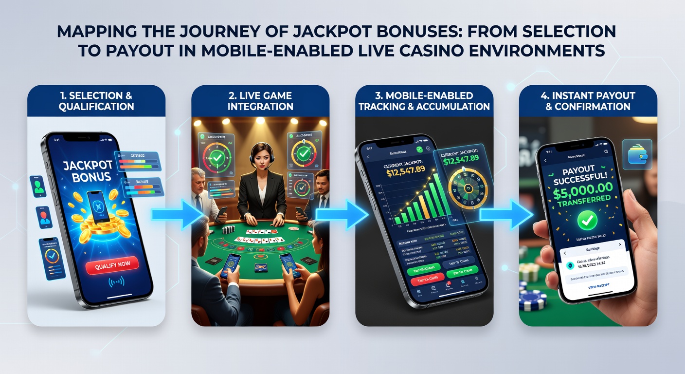 Darstellung des Auszahlungsprozesses von Jackpot-Gewinnen in mobilen Live-Casino-Anwendungen