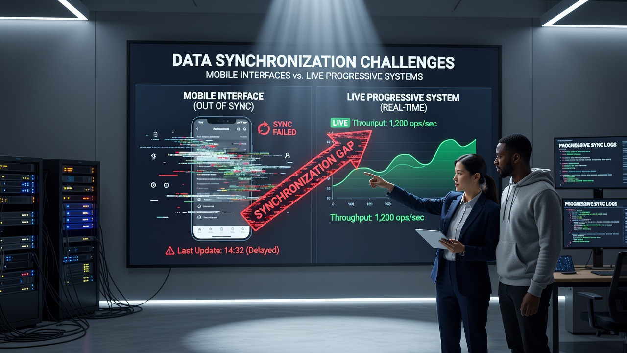 Visualisierung von Datenströmen und Synchronisationsherausforderungen in Gaming-Netzwerken